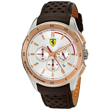 Ferrari Scuderia Gran Premio Leather Mens Watch 0830190