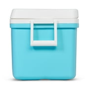 Igloo 48 QT Laguna Hard Sided Ice Chest Cooler, Aqua Blue and White