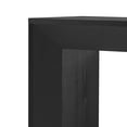 thumbnail image 5 of Hassch 59-Inch Black Console Table in Fireplace Design, Modern Rectangular Accent Table for Home Decor, Space-Saving Design, 5 of 8