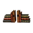 thumbnail image 4 of 2 piezas de sujetalibros de adorno de libro falso, sujetalibros de madera, cajas decorativas para libros Corto y grueso, 4 of 9