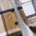 thumbnail image 5 of Boys Outfit Sets 2Pcs Flannel Plaid Shirt and Pants Set Hoodie Sweatsuit for Summer Kids Clothes, 5 of 6