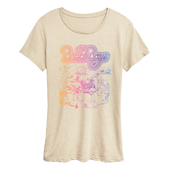 The Beach Boys - Rainbow - Women's Short Sleeve Graphic T-Shirt