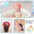 thumbnail image 5 of CZADY Toddler Bath Crown, Adjustable Silicone Shower Cap for Infant, Waterproof Hair Washing Shield for Eye and Ear Protection, Daily Haircut Helper 1 PC, 5 of 7