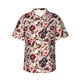 thumbnail image 1 of Balery Guitar Skull rock Camisas hawaianas de manga corta para hombre, camisas playeras de corte holgado, camisas de vacaciones con botones,3X-Large, 1 of 7