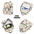 thumbnail image 5 of Print Antlers Deer Head Travel Laptop Backpack Casual Daypack Lightweight Bookbag Compartment for Business, 5 of 7