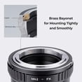 thumbnail image 4 of K&F Concept Lens Mount Adapter Ring M42 42mm Screw to Fuji Fujifilm FX XPro1 X-Pro1 Camera, 4 of 7