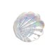 thumbnail image 1 of Monstrate Placa de cristal con forma de concha colorida, baratija, bandeja de joyería, anillo, soporte para de postre, accesorios de Almacenamiento y organización del hogar No.2, 1 of 6