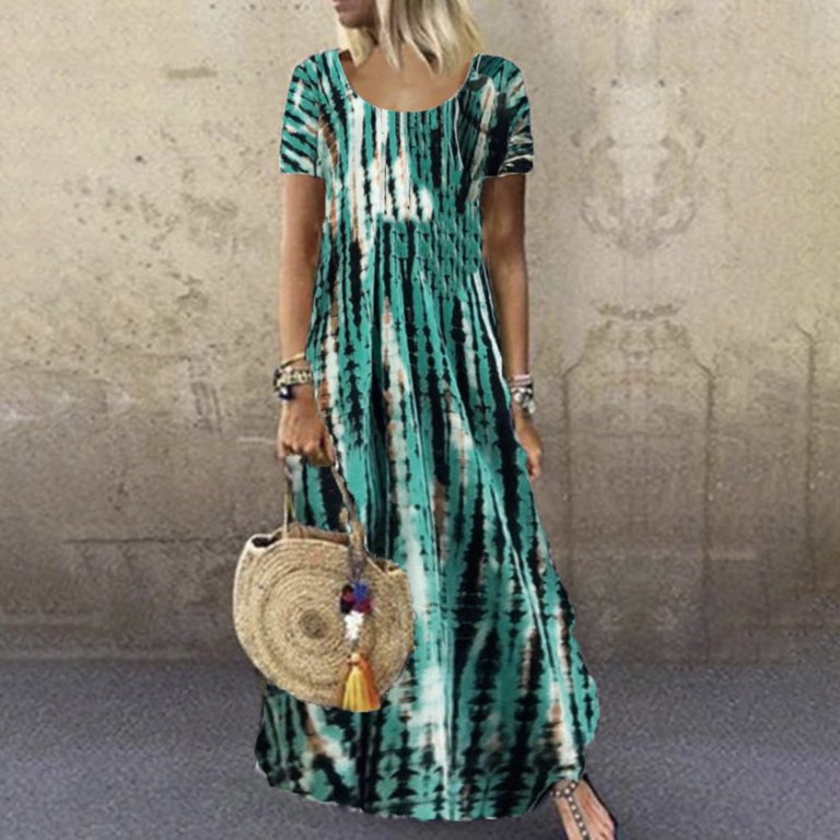 green emerald velvet dress Ekela Hibiscus Empire Waist Hawaiian Dress