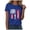 A115-Blue, variant on Womens 4th Of July Shirts Women Ameri Can Flag Patriotic T Shirts USA Star Graphic Tee Tops 250th Anniversary Pattern Short Sleeve(XXXL,Sky Blue)