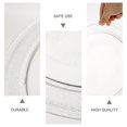 thumbnail image 3 of 9.6 Inches Microwave Oven Glass Plate Microwave Glass Turntable Plate Replacement Flat Base Glass Tray 24.5cm (flat Bottom) MVL, 3 of 5