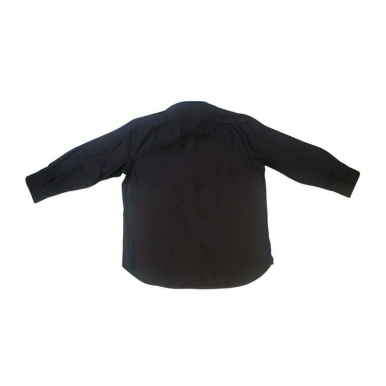 XMI Black Button Down Dress Shirt - XMI 17.5 - 32/33 - Walmart.com