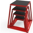 thumbnail image 1 of AKDSteel Metal Plyometric Jump Box, Steel Plyometric Platform and Jumping Box with Anti-Slip Top - 12/18/24/30 Inch for Home Gym Training, 1 of 7