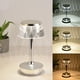 thumbnail image 5 of Lámpara de con forma de hongo para el hogar, elegante, decorativa, para sala de estar, junto a la cama, con control táctil, lámpara de - Plata Sunnimix lámpara de escritorio de acrílico, 5 of 8