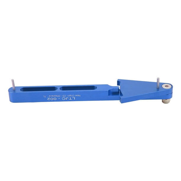 Comprobador de cadena de bicicleta, indicador de desgaste de cadena de bicicleta, medidor de desgaste de cadena, herramienta de cadena de bicicleta de aleación de aluminio, fabricado con cuidado