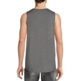 thumbnail image 3 of Athletic Works Men's and Big Men's Active Tri Blend Tank Top, up to Size 5XL, 3 of 5