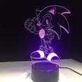 thumbnail image 1 of Sonic The Hedgehog 3D Led Tischlampe Nachtlicht Leselampe Kinder Geschenk ShuxiuWang 8390613670083, 1 of 1