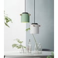 thumbnail image 4 of Kiven Pendant Light Equipped with Dimmable Lighting Cord（15ft）,Modern Minimalist Macarons Creativity Hanging Mounted Pendant Light,B Style(White) - 1 Pack, 4 of 6