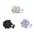 thumbnail image 2 of 100 Pieces Polyester Clothing Label Portable Cute Universal Heart Shape Replacement Care Tag Marker Accessories Black, 2 of 7