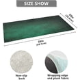 thumbnail image 3 of GZHJMY Dark Green Bathroom Rug Mat,Soft and Absorbent Bath Mats Non-Slip Carpet Machine Washable Kitchen Mat for Bathroom, Tub and Shower 39x20in Carpet Runner, 3 of 7