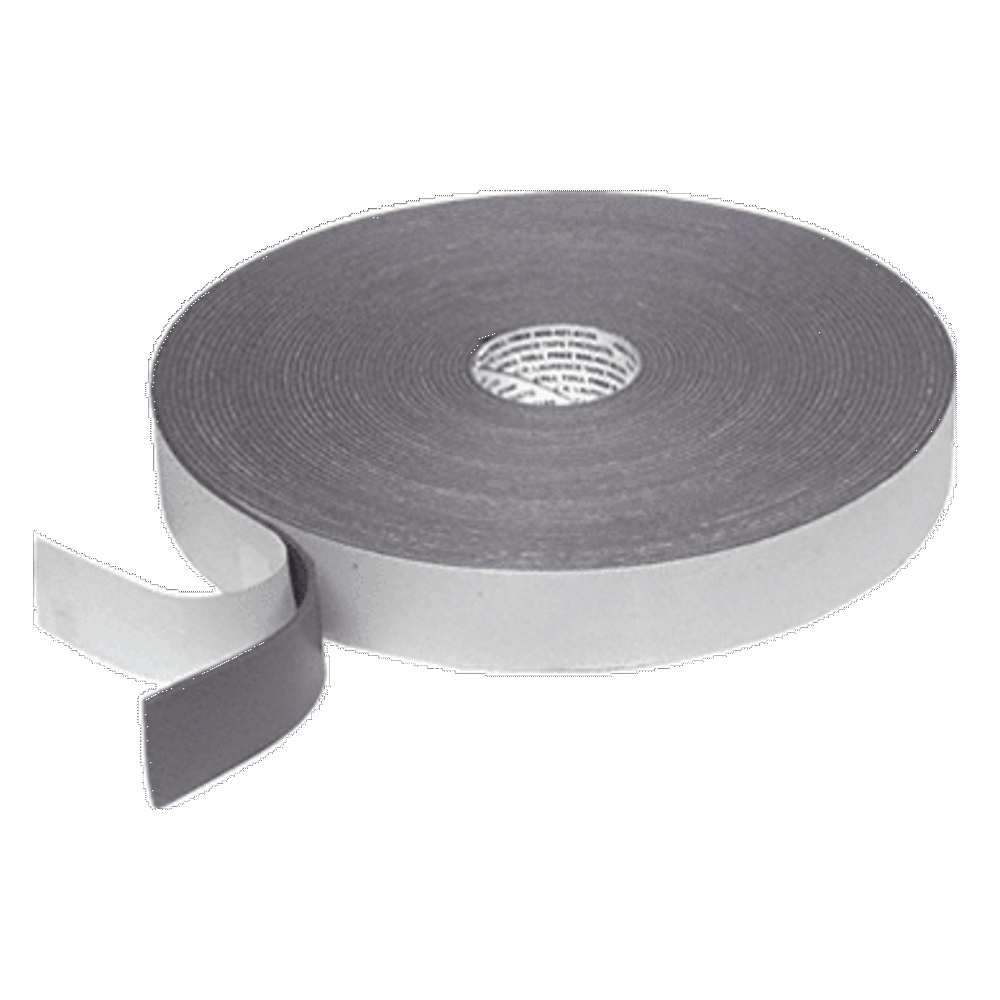 CRL 74814X2GRY Gray 1/4" x 2" Single Sided Foam Glazing Tape Walmart