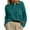 Green, variant on Women Ribbed Long Sleeve Oversized Knit Sweater Crewneck Slouchy Knitted Pullover Sweater Fall Winter Jumper Top