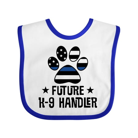 

Inktastic Police Law Enforcement Future K-9 Handler Boys or Girls Baby Bib