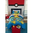 thumbnail image 4 of Pokemon First Starters Twin Bed In A Bag Set – Complete Kids Bedding Set with Comforter, Sheets & Pillowcases, 4 of 10