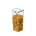 thumbnail image 1 of Wovilon Miscellaneous Grains Barley Noodle Storage Jar Nut Candy Dry Storage Jar Square Transparent Buckle Dry Storage Jar, 1 of 4