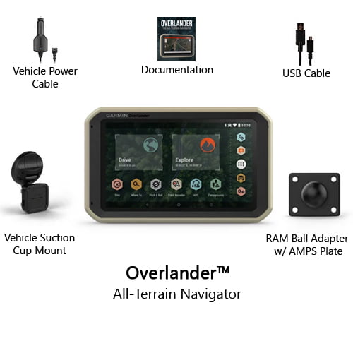 Garmin Overlander 7 Inch Touch Screen GPS Navigator - Walmart.com