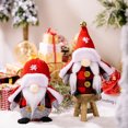 thumbnail image 3 of Matsuzay Fiesta de muñecas navideñas, decoración navideña sin rostro, sofá cama de pelo largo, escaparate, adorno de mesa, juguete para niños de Kits de decoración para fiestas Femenino Matsuzay HA069297-02, 3 of 6