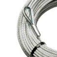 thumbnail image 2 of Cable de repuesto TranzSporter de acero inoxidable para elevador de tejas de 200 y 250 libras con extremo de ojal trenzado, carrete de 100 pies, 2 of 5