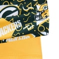 thumbnail image 2 of Men's Chubbies Green Green Bay Packers Game Day Fit Classic Lined Swim Trunks, 2 of 3