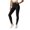 Black, variant on Xinsrenus Women's High Waist Solid Leggings Soft Stretch Tummy Control Yoga Pants Workout Everyday Outfits