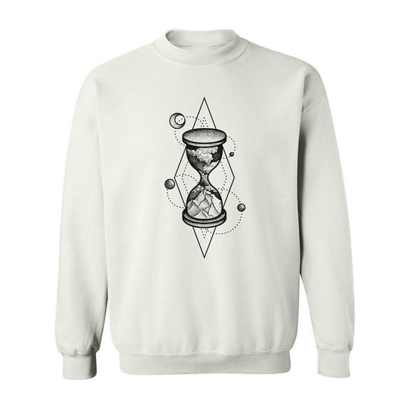 Abstract Hourglass Sketch Sweatshirt Men -Image by Shutterstock, Male Large