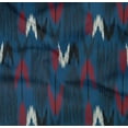 thumbnail image 4 of oneOone Organic Cotton Poplin Twill Fabric Arrow Ikat Print Fabric BTY 42 Inch Wide, 4 of 4