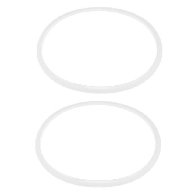 2 pieces rubber gasket Sealing ring pressure cookers 28cm inside diameter, transparent white