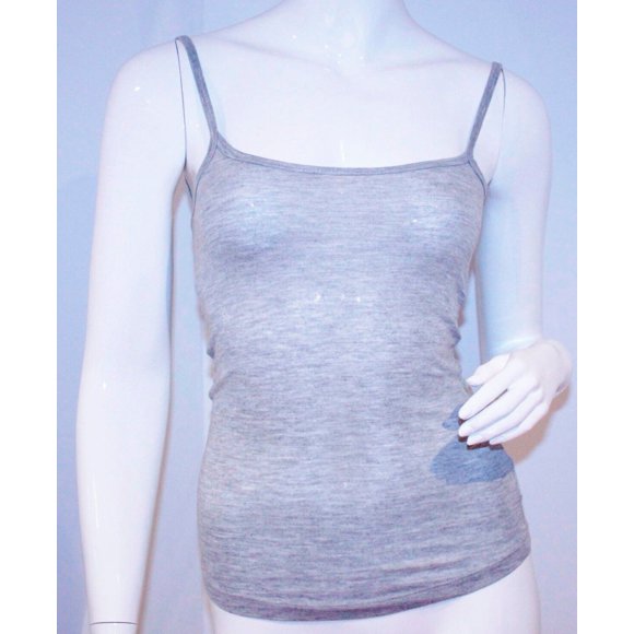 HEIDI KLUM For NEW BALANCE Spaghetti TANK Top LIGHT Heather GREY Sport