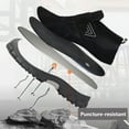 thumbnail image 4 of Safety Trainers Mens Womens Steel Toe Cap Trainers Lightweight Comfortable Safety Shoes Breathable Work Shoes, 4 of 7