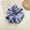 Blue, variant on Pure Color Oversized Silk Satin Hair Scrunchies Hair Bands For Girls Women Ponytail Holder Hair Bands Ties Rope Hair Accessories