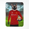 thumbnail image 1 of Pawchester United Football Club: Custom Pet Blanket, 1 of 3