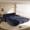 Blue, variant on 94.5 Inch King Size Pull Out Sofa Bed, 3-in-1 Convertible Sleeper Corduroy Couch with Chaise Mode for Living Room, Guest Room, White