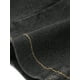 thumbnail image 5 of Blazer de mezclilla para mujer INSPIRE CHIC con solapa muestrera, de un solo botón, con hombreras, chaquetas de trabajo, XS, negro, 5 of 6