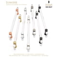 thumbnail image 6 of Schaub And Company 401-PN Lumiere 2" Euro Modern Acrylic Adjustable "T" Bar Luxury Solid, 6 of 7