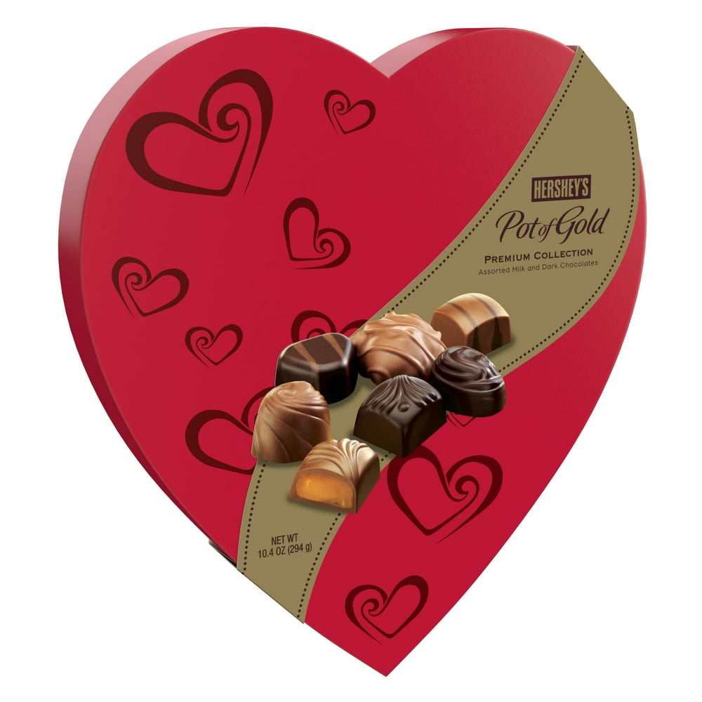 Hershey's Pot of Gold Valentine's Premium Collection Assortment Caramel