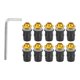 thumbnail image 4 of Kit de tornillos universales para parabrisas de motocicleta M5x16mm/0,6 pulgadas, 10 Uds., con llave dorada, 4 of 5