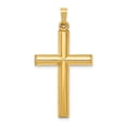 thumbnail image 1 of FB Jewels 14K Yellow Gold Hollow Cross Pendant, 1 of 4