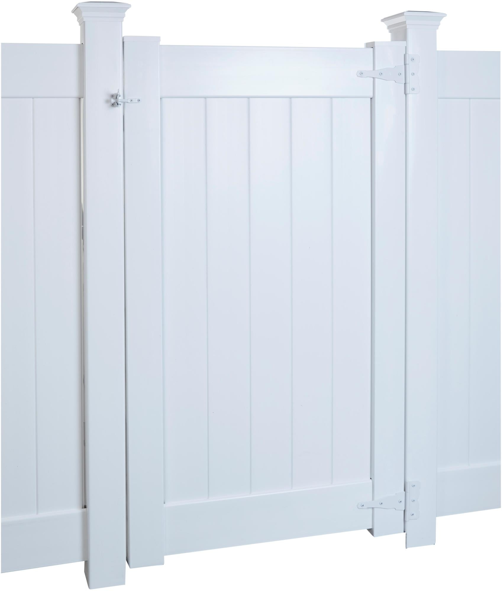 National Hardware 5002264 8 in. Decorative White Steel Gate Hardware Kit