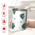 thumbnail image 5 of 12oz Coffee Tumblers White Christmas Tree Pattern Stainless Steel Vacuum Insulated Travel Tumbler Coffee Cups Mug with Lid and Straw with Cleaning Brush for Cold & Hot Drinks, 5 of 5