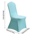 thumbnail image 3 of Housse de Chaise Tout Inclus en Polyester Spandex Élastique pour Mariages Banquets et Fêtes, 3 of 3