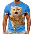 thumbnail image 2 of Letdown Unisex 3D All Over Print Short Sleeve T-Shirt-Realistic Graphic Crew Neck Tee,Funny Graphic Lover Novelty Casual Short Sleeve Shirt Gift Summer Clothes for Men Women, 2 of 4